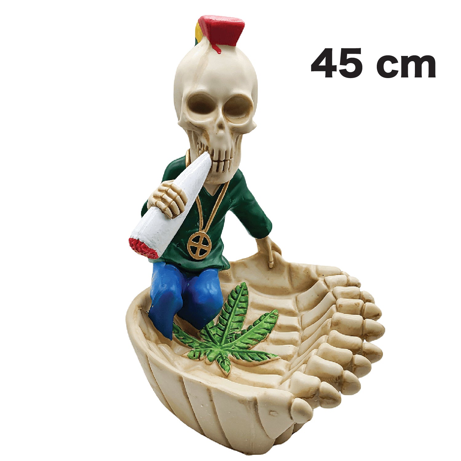 Ashtray Giant ASH25 Skull 45cm available from Brown Bear Brisbane