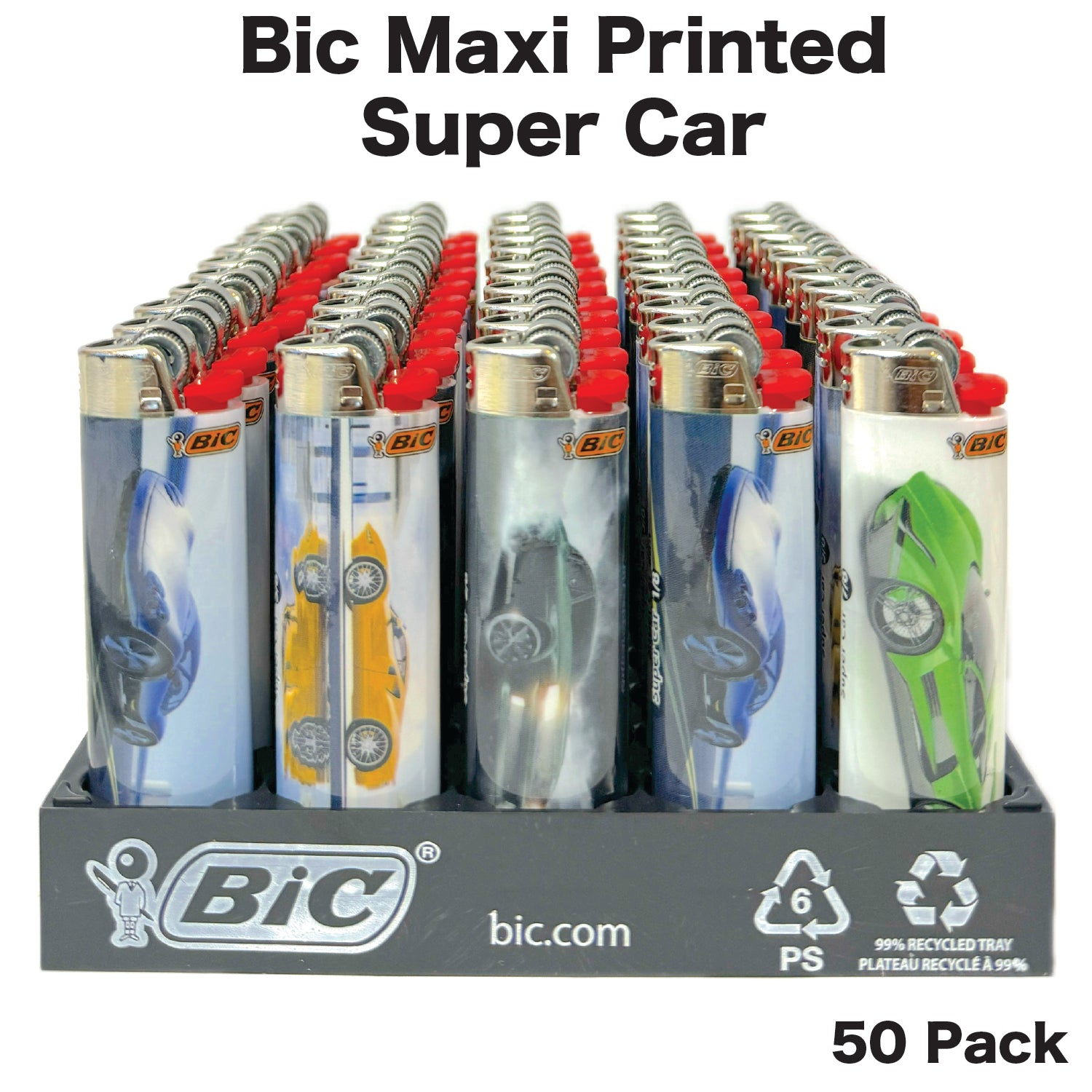 Lighter BIC Printed Super Car available from Brown Bear Brisbane