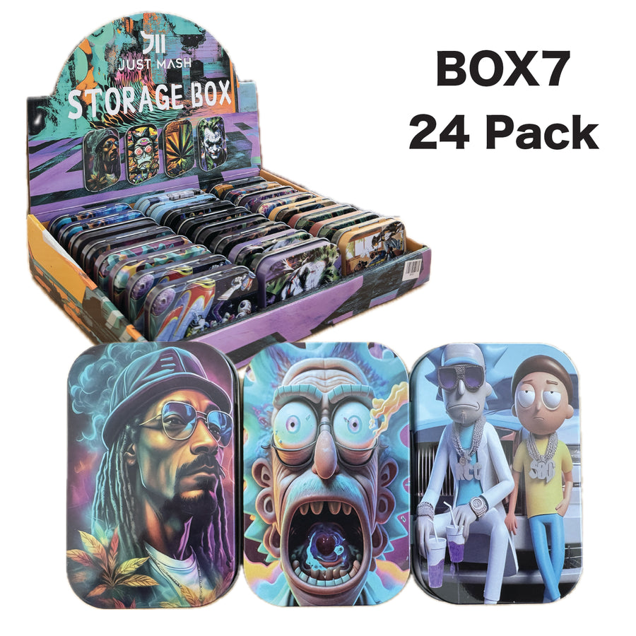 Case BOX7 Storage Tin Mix Designs available from Brown Bear Brisbane