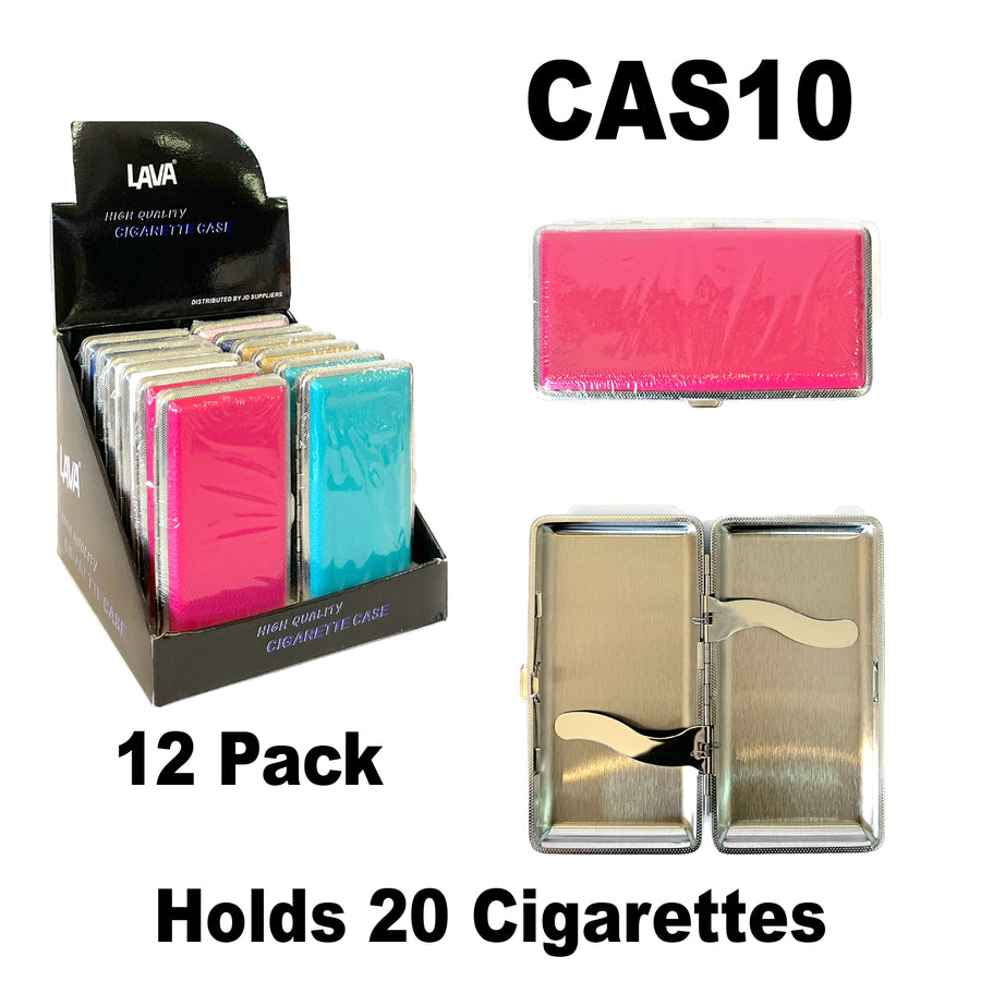 Case CAS10 Leather holds 20Cig. available from Brown Bear Brisbane