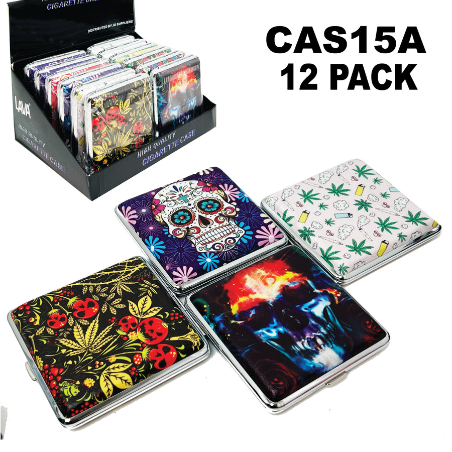 Case CAS15A Plastic Skull Printed Case available from Brown Bear Brisbane