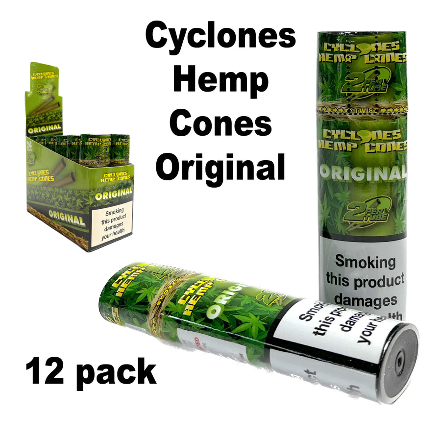 Paper Cyclone Hemp Original [24 Cone] available from Brown Bear Brisbane