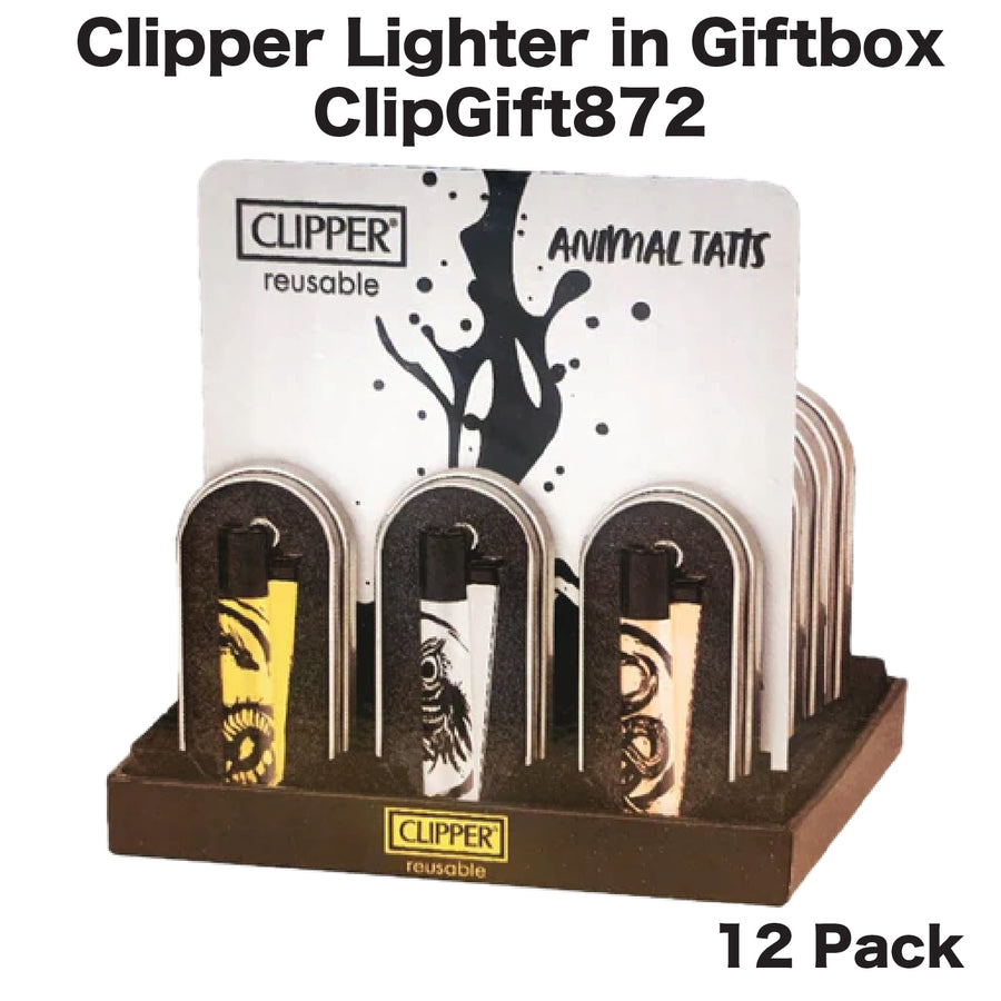 Lighter – CLIPPER Giftbox Animal Tatts available from Brown Bear Brisbane