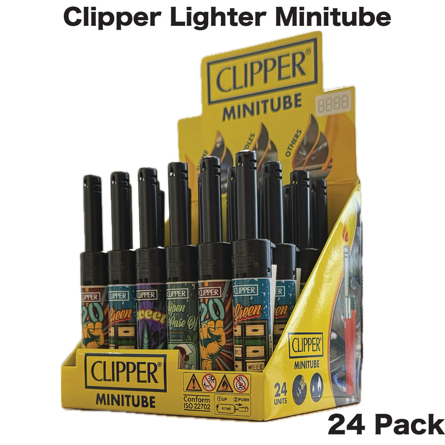 Lighter – CLIPPER Mini Tube Retro Weed available from Brown Bear Brisbane