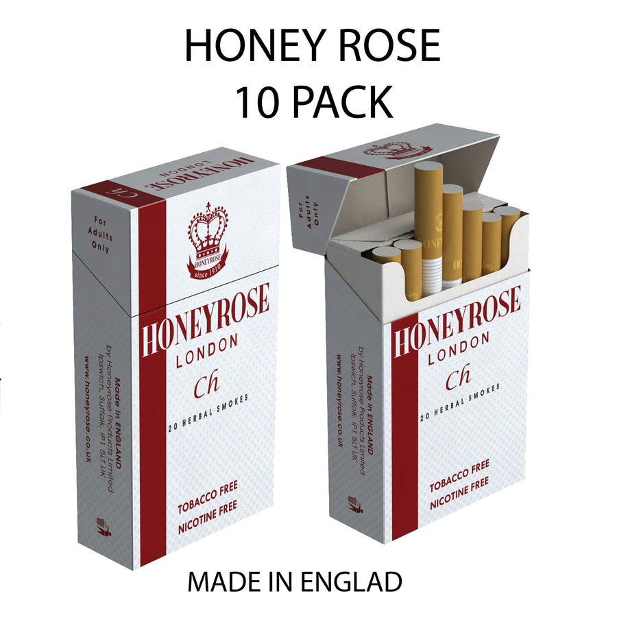 HONEY ROSE CH Herbal Cigarette available from Brown Bear Brisbane
