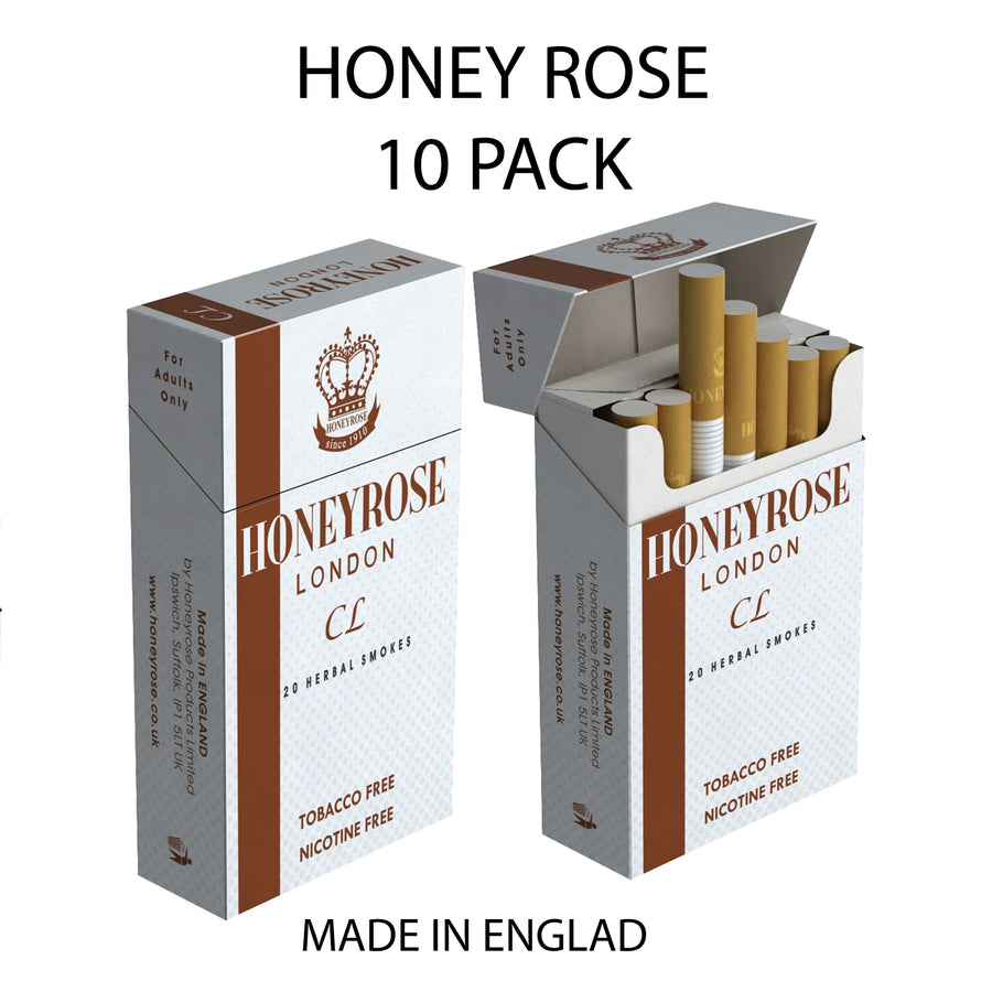 HONEY ROSE CL Herbal Cigarette available from Brown Bear Brisbane