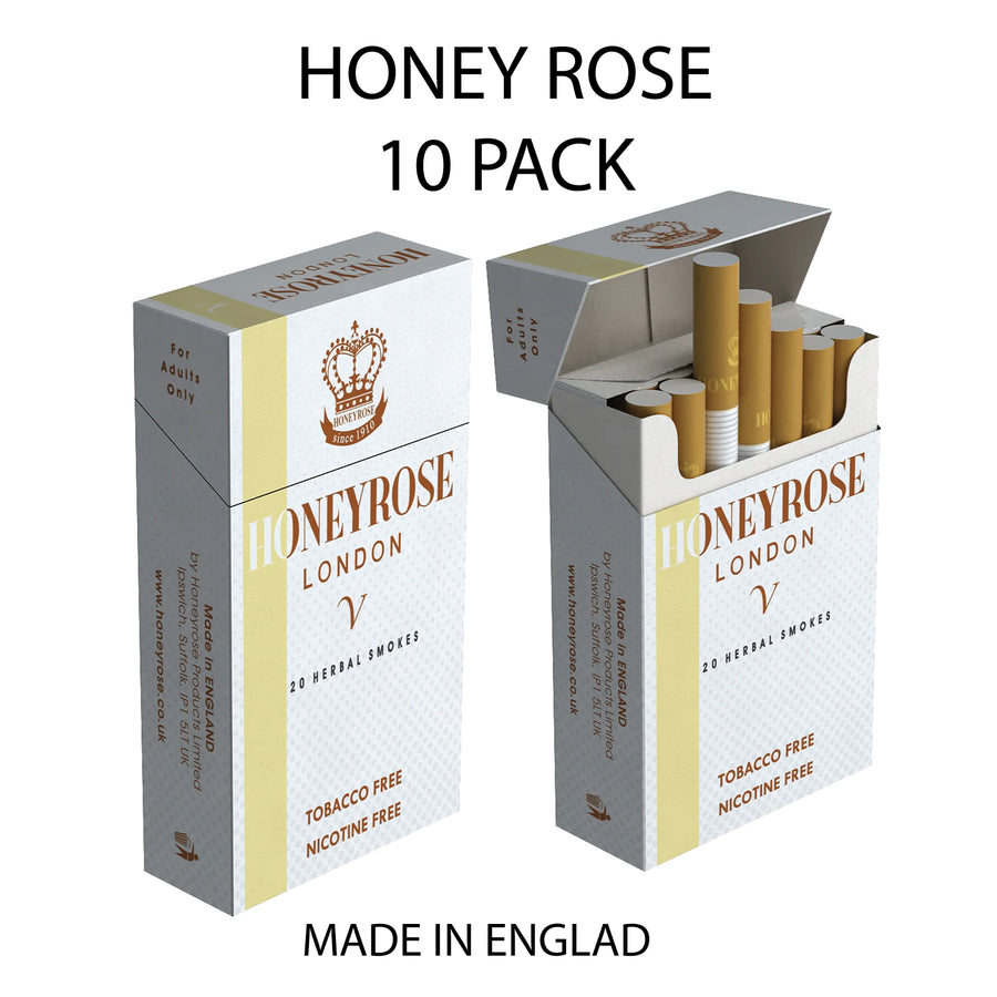 HONEY ROSE V Herbal Cigarette available from Brown Bear Brisbane