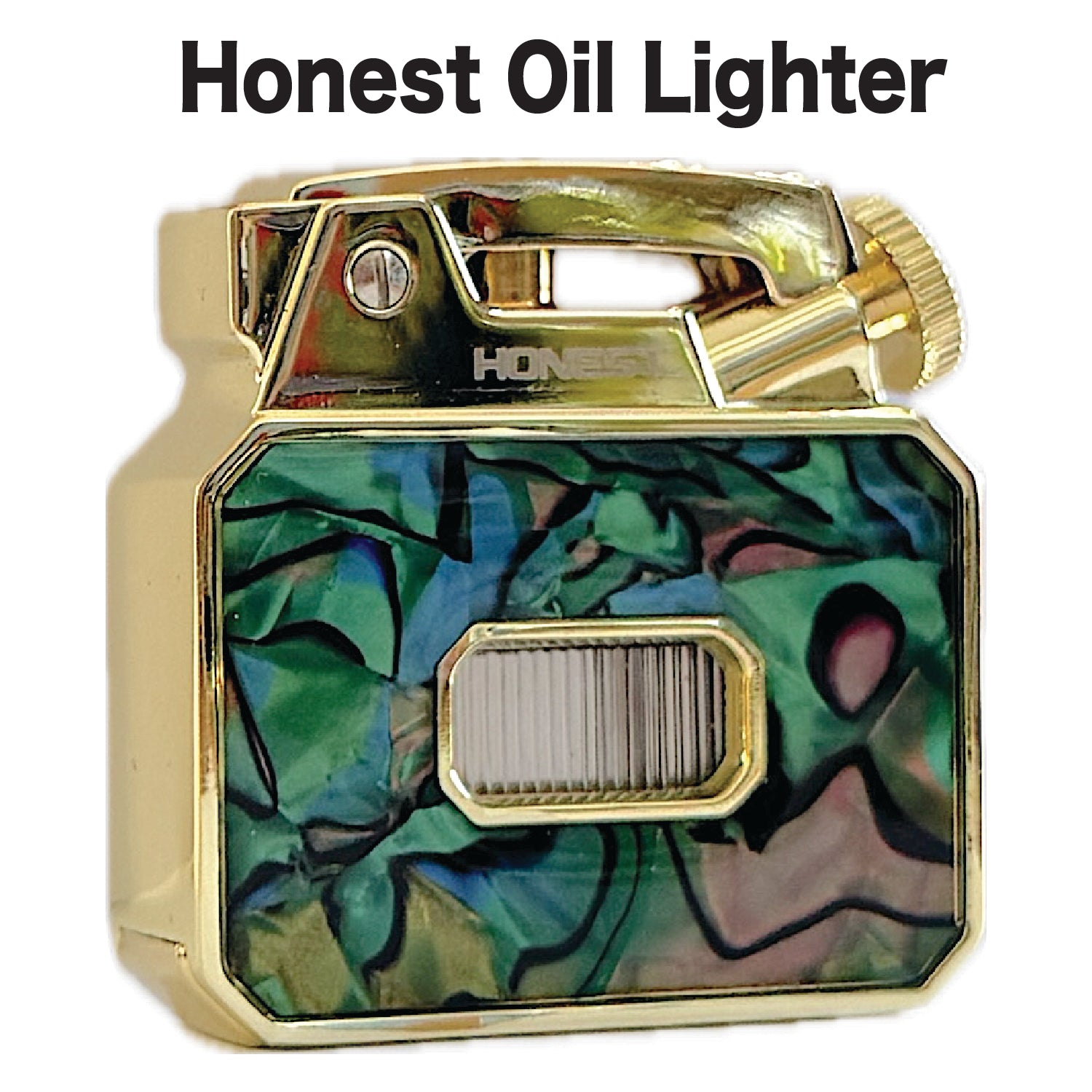 Lighter Honest Green Stone Oil Lighter — product view 2 | Brown Bear Brisbane