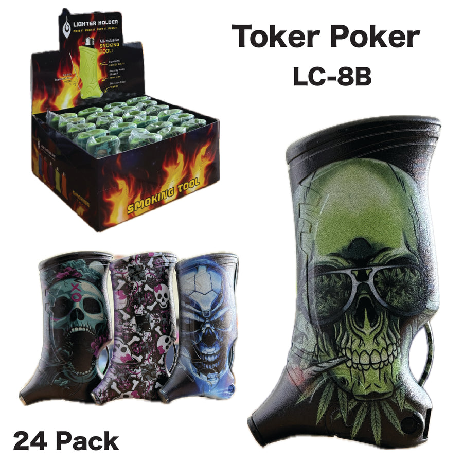 Case – BIC Poker Toker Skull available from Brown Bear Brisbane