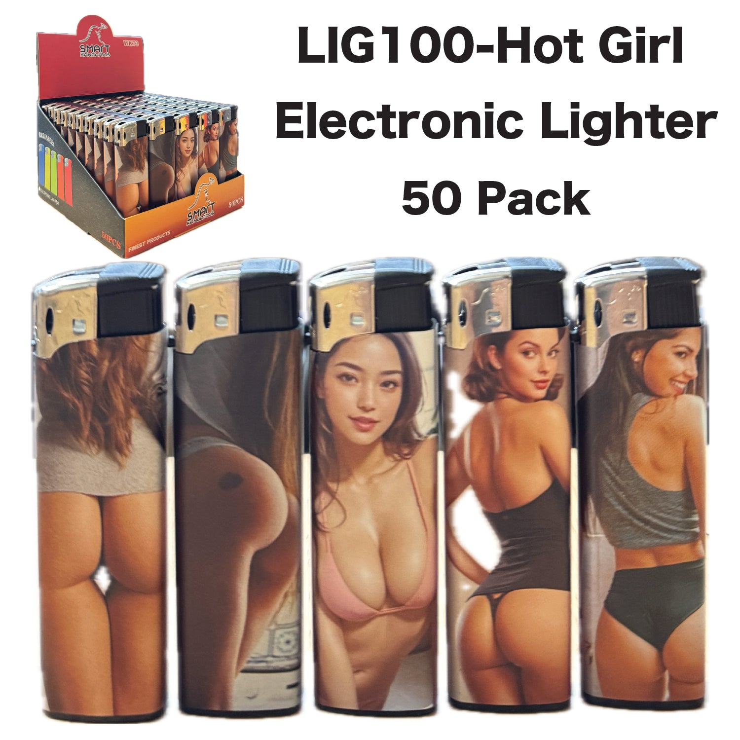 Lighter Sparky LG100J Hot Girls Sexy available from Brown Bear Brisbane