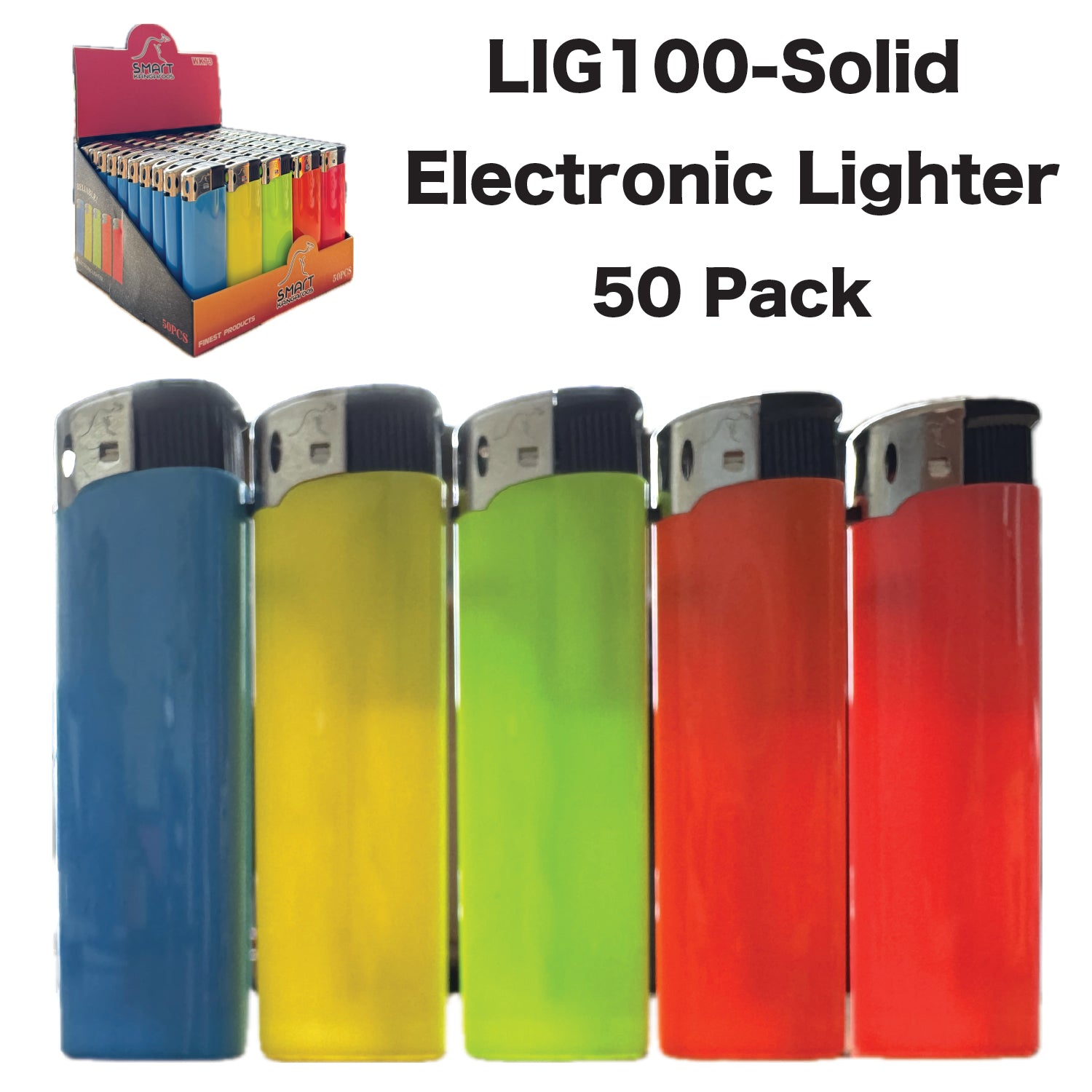 Lighter Sparky LG100X Solid Colour available from Brown Bear Brisbane