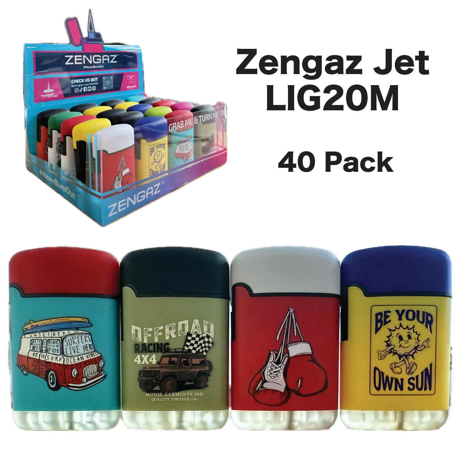 Lighter ZENGAZ Jet available from Brown Bear Brisbane