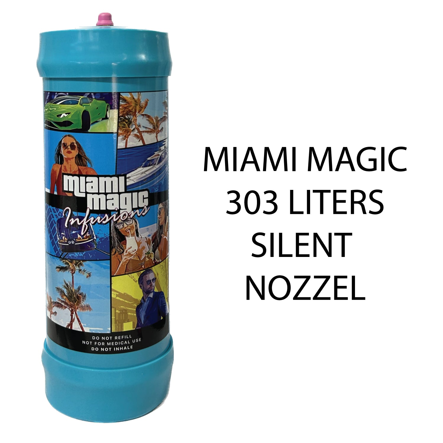 Cream Charger Cylinder Miami 3.3L available from Brown Bear Brisbane