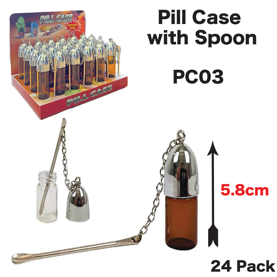 Pill Case PC03 5.8cm available from Brown Bear Brisbane
