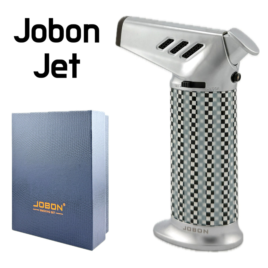 JOBON Jet Flame Lighter – Black (Model ZB203) available from Brown Bear Brisbane