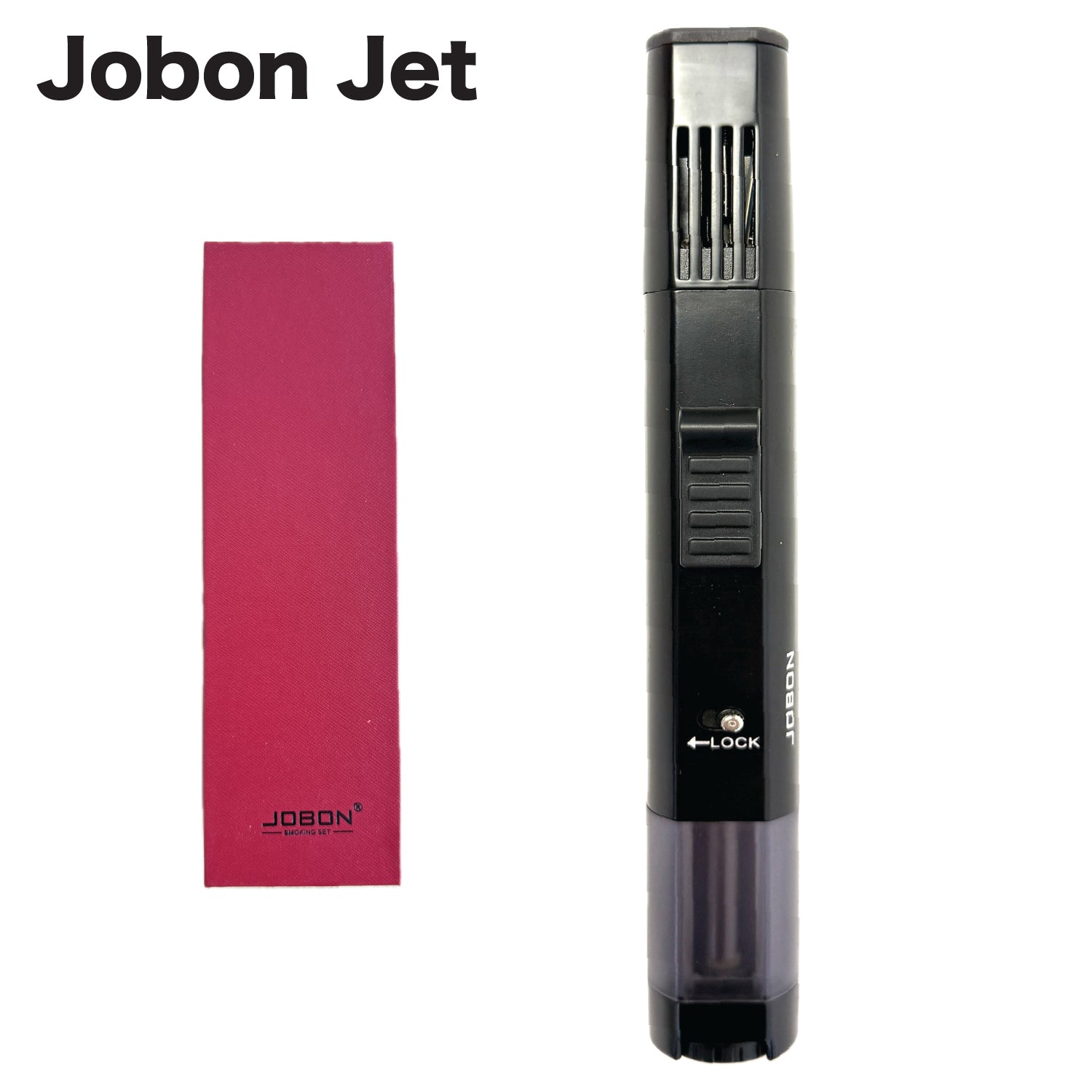 Jobon ZB323 Black Jet Lighter available from Brown Bear Brisbane
