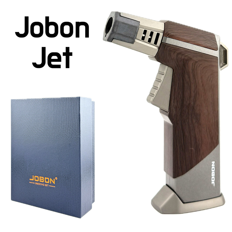 JOBON Jet Flame Lighter – Walnut (Model ZB326-WAL) available from Brown Bear Brisbane