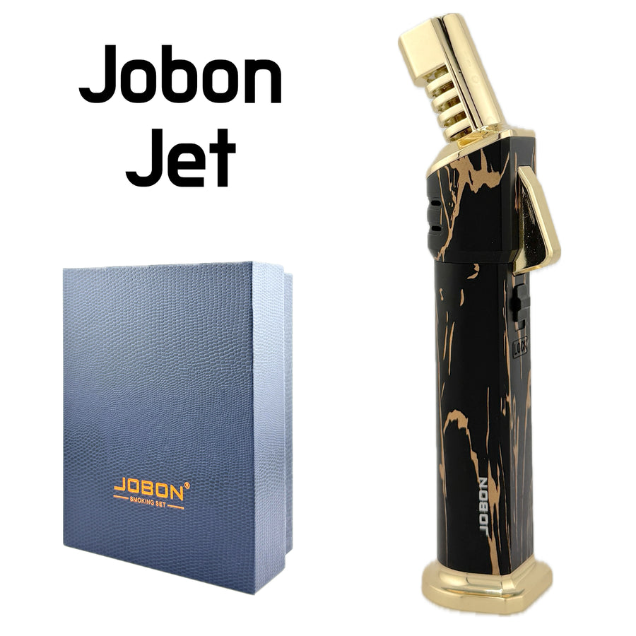 JOBON Jet Flame Lighter – Black (Model ZB327) available from Brown Bear Brisbane
