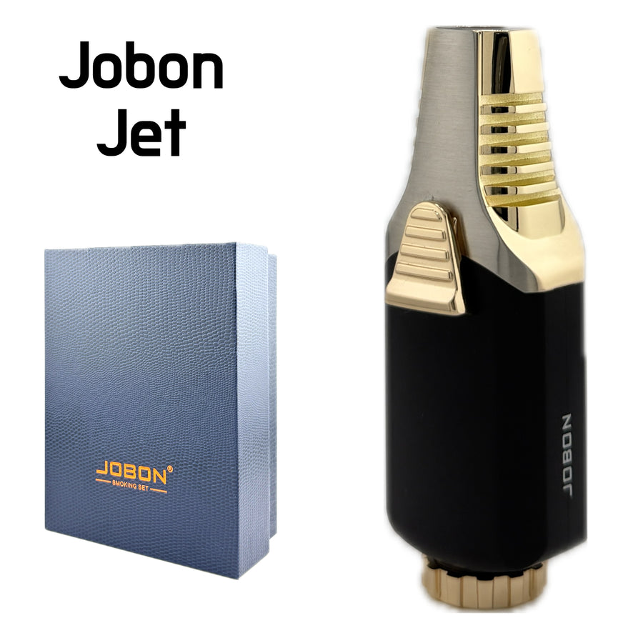 JOBON Jet Flame Lighter – Black (Model ZB507) available from Brown Bear Brisbane
