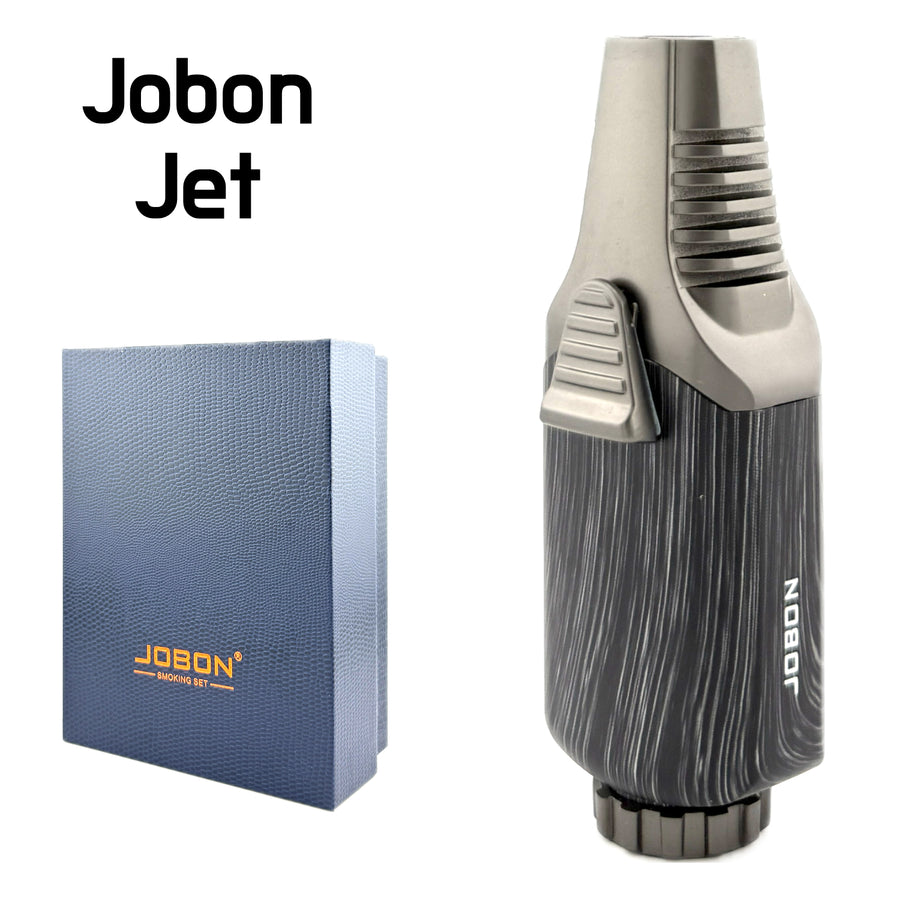 JOBON Jet Flame Lighter – Grey (Model ZB507-GRY) available from Brown Bear Brisbane