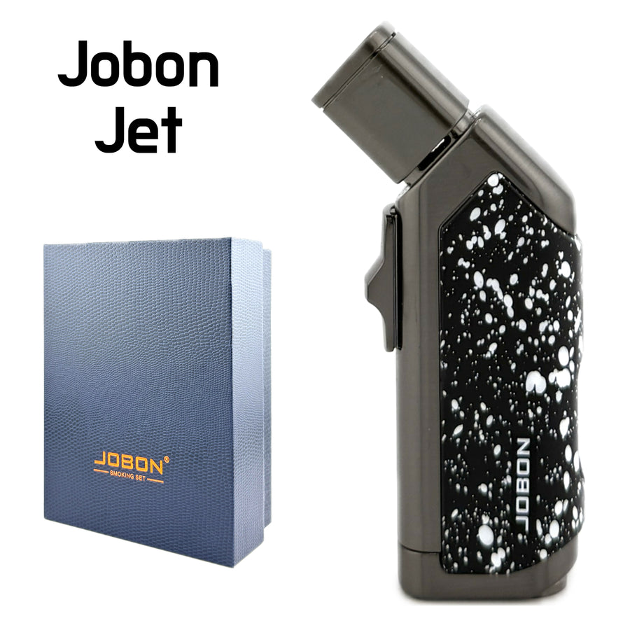 JOBON Jet Flame Lighter – Black (Model ZB665) available from Brown Bear Brisbane