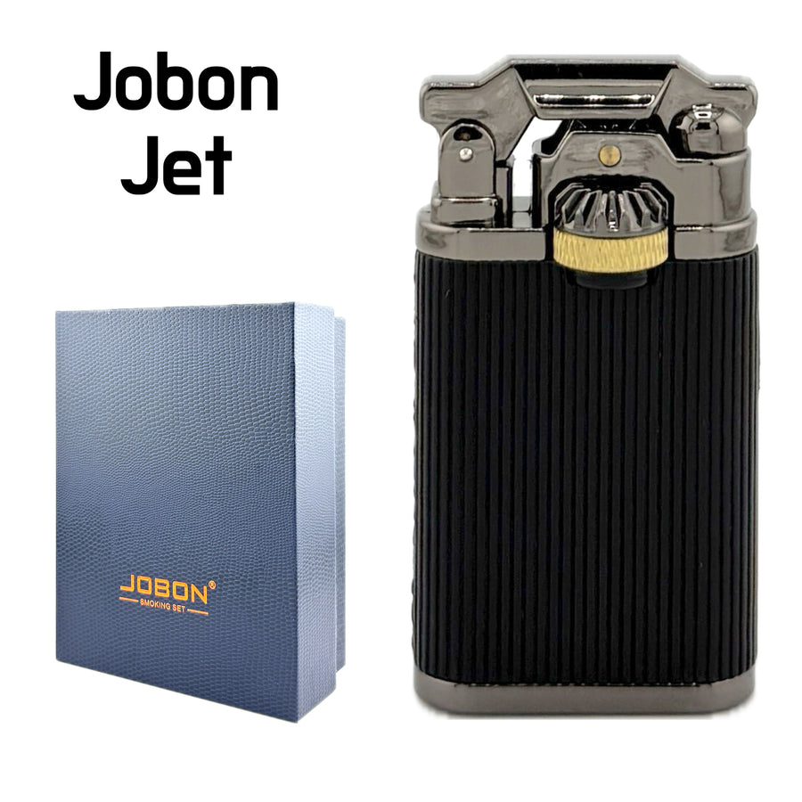 JOBON Jet Flame Lighter – Black (Model ZB8006) available from Brown Bear Brisbane