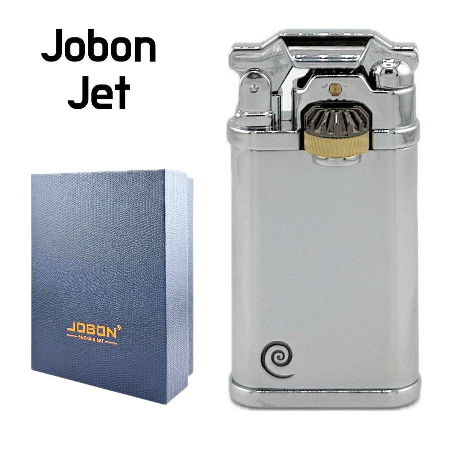 JOBON Jet Flame Lighter – Silver (Model ZB8006) available from Brown Bear Brisbane