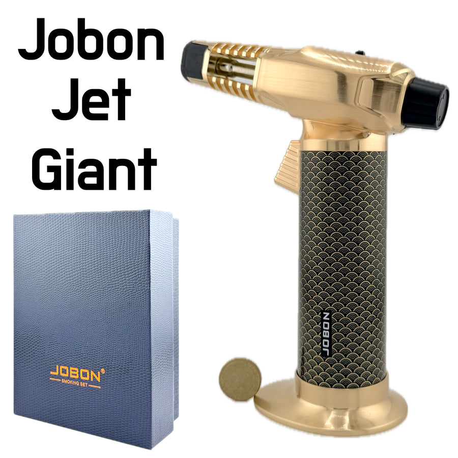 JOBON Jet Flame Lighter – Gold Giant available from Brown Bear Brisbane
