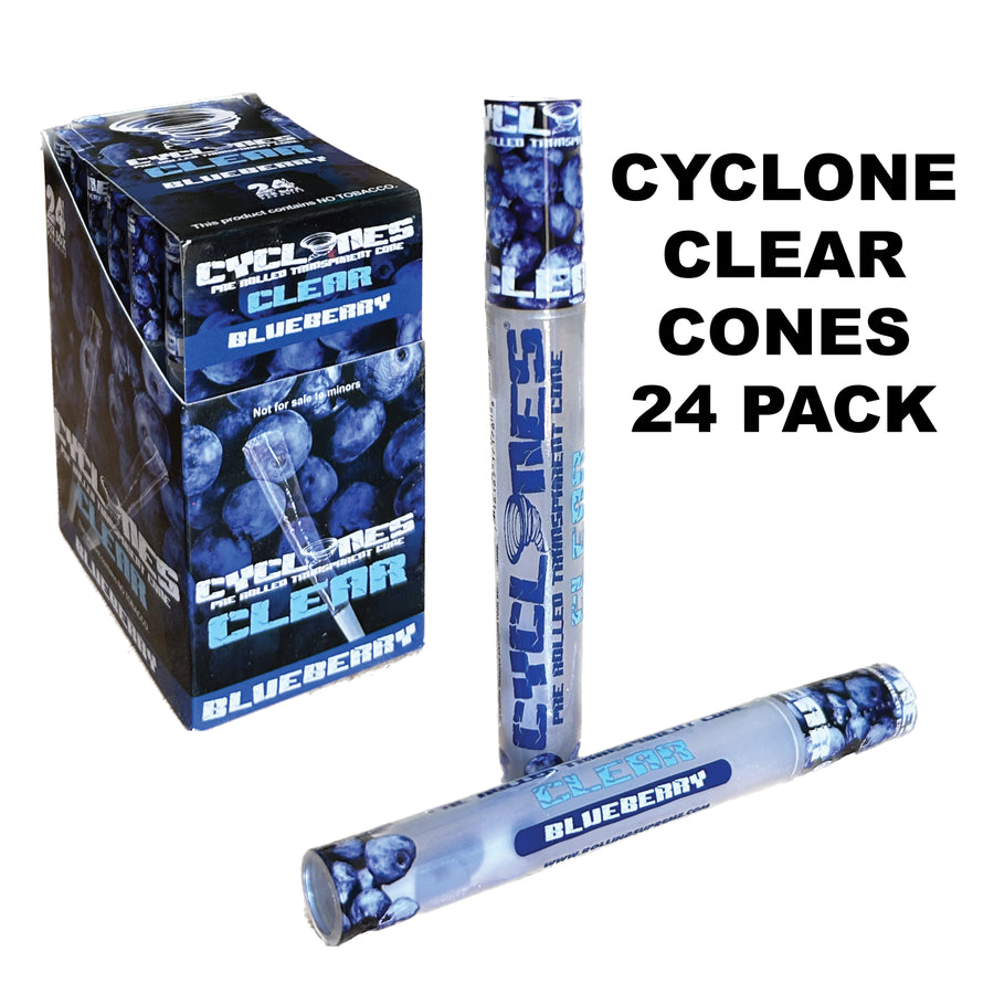 Paper Cyclones CLEAR Blueberry available from Brown Bear Brisbane