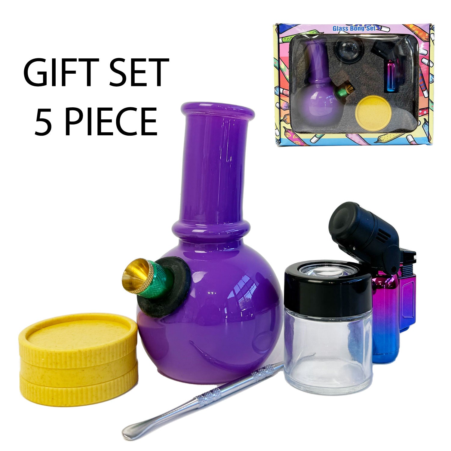 Gift Set LI8009 5 Piece Set Purple — product view 2 | Brown Bear Brisbane