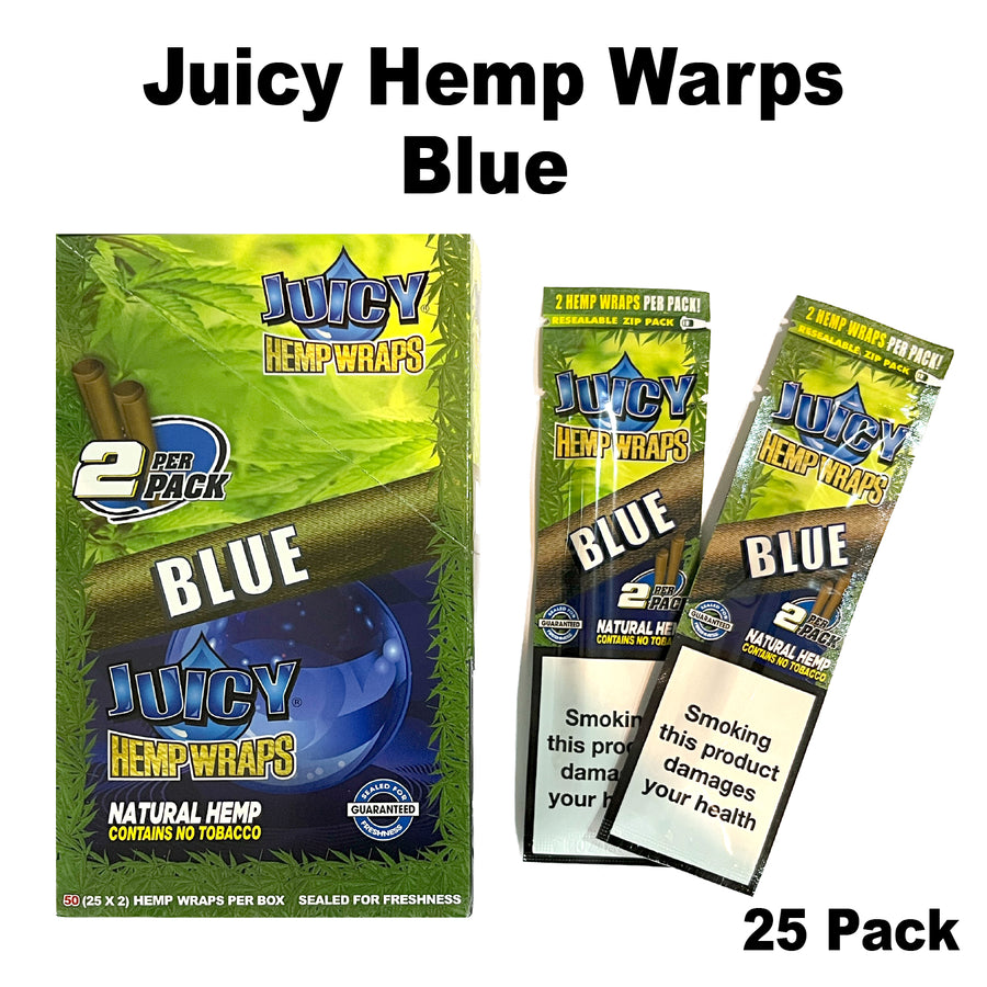 Paper Juicy Hemp Blue Wraps available from Brown Bear Brisbane