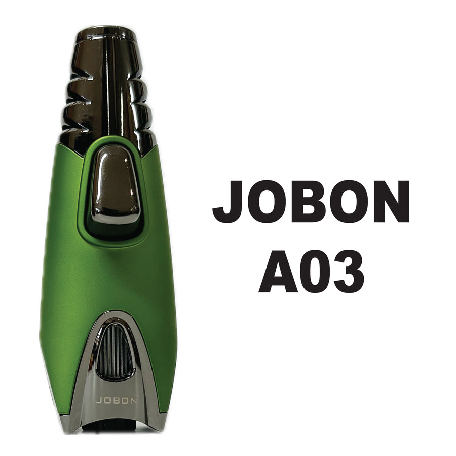 JOBON Jet Flame Lighter – A03 Green available from Brown Bear Brisbane