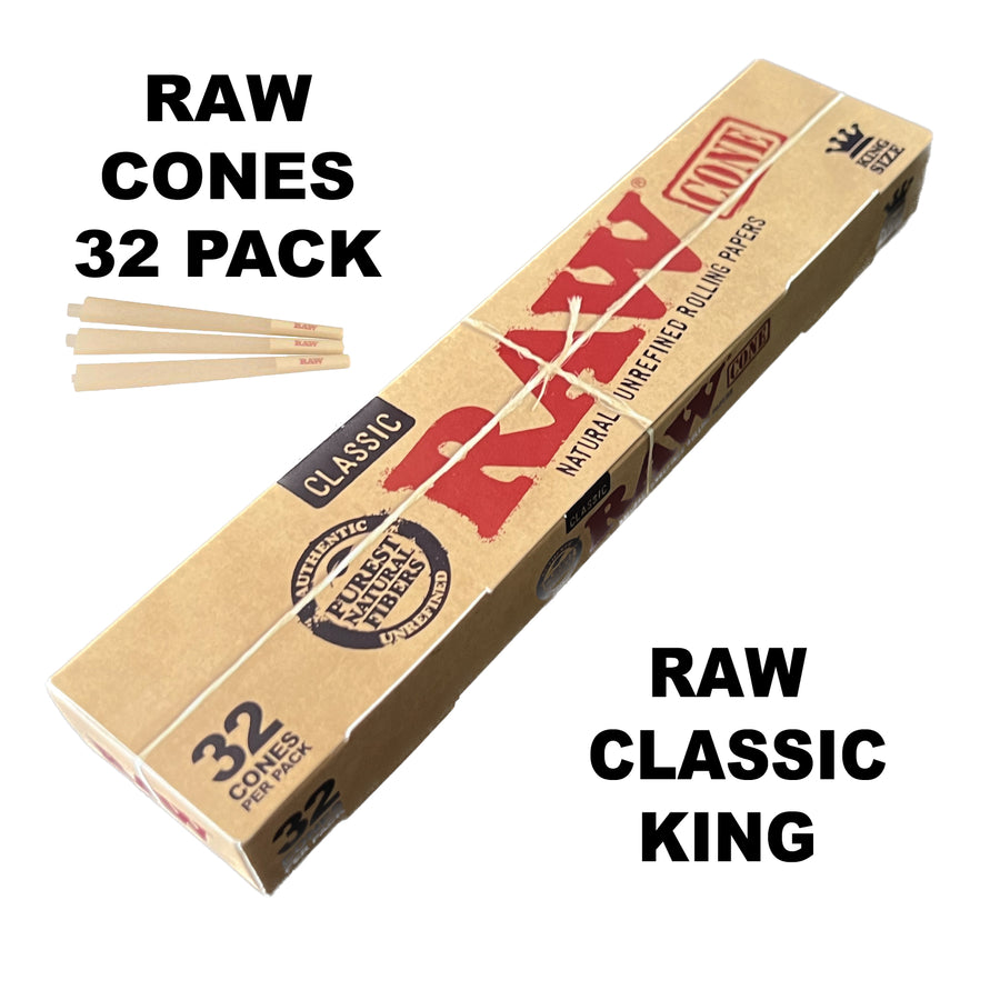 Raw Classic King Cones available from Brown Bear Brisbane