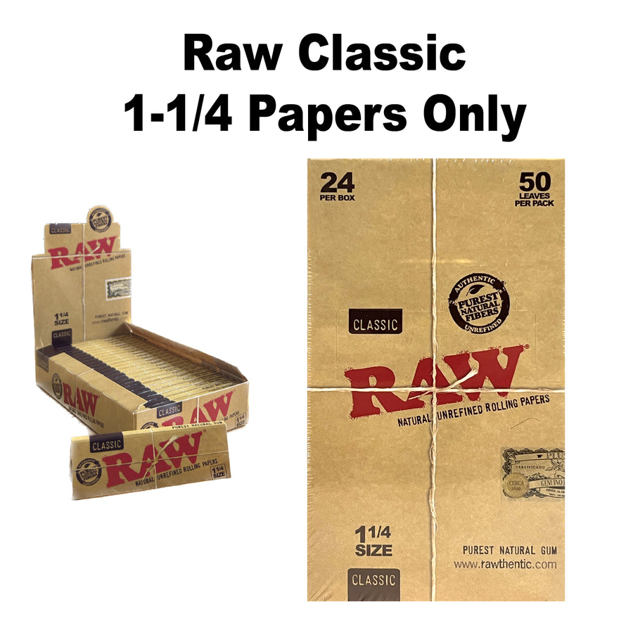 Raw Classic 1 1/4 Paper Only available from Brown Bear Brisbane