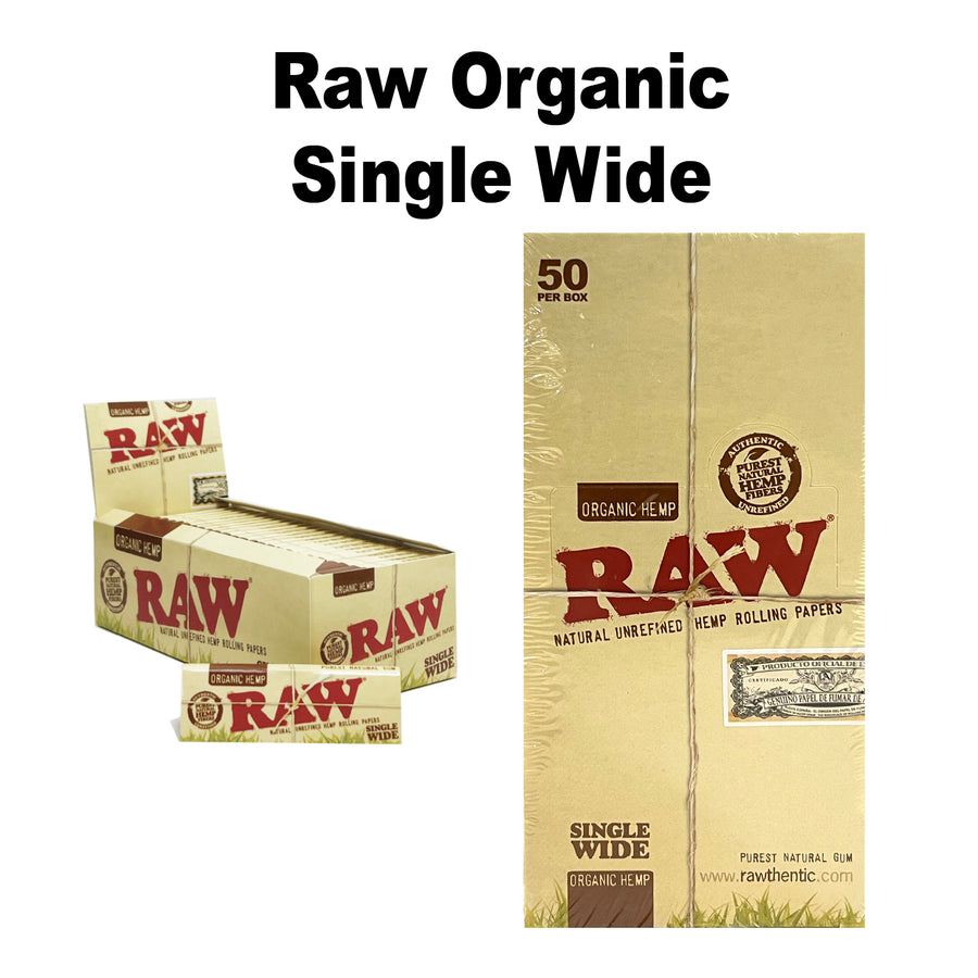 Raw Organic Single Wide available from Brown Bear Brisbane