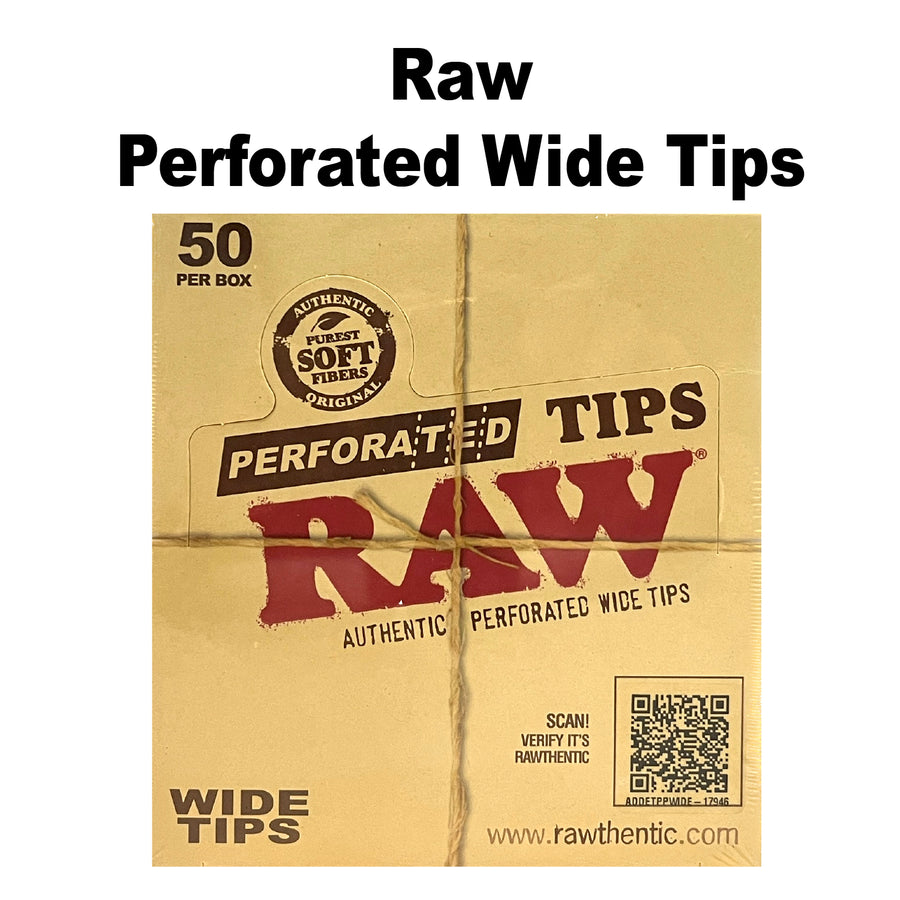 Raw Perforated Tips available from Brown Bear Brisbane