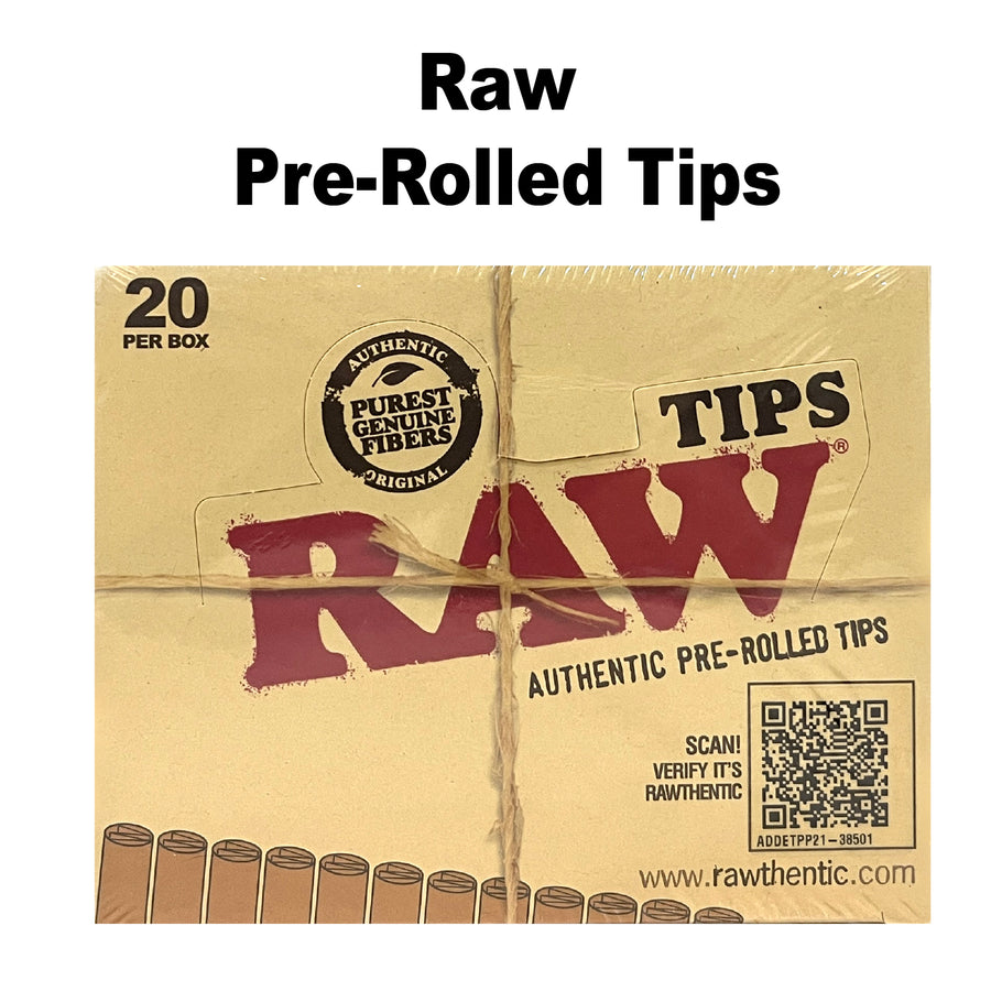 Raw Pre Rolled Tips available from Brown Bear Brisbane