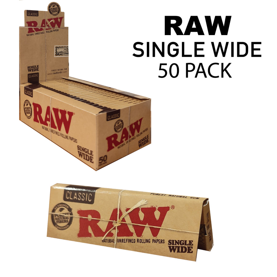 Raw Classic Single Wide available from Brown Bear Brisbane