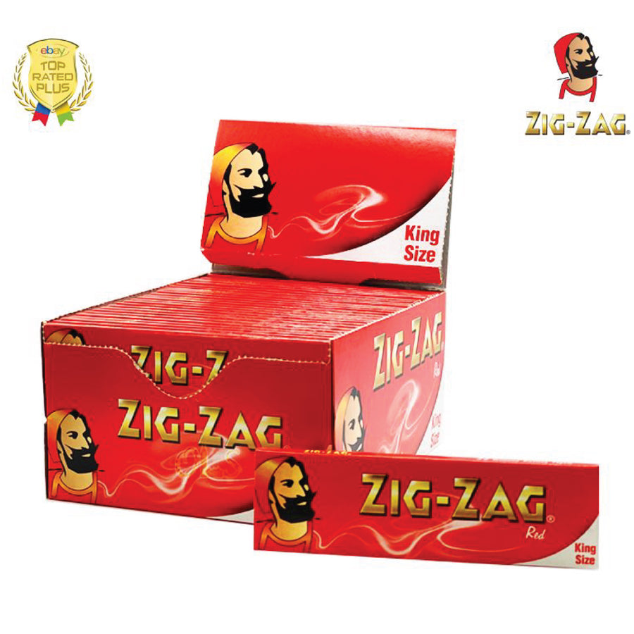 Paper Zig Zag King Slim RED available from Brown Bear Brisbane