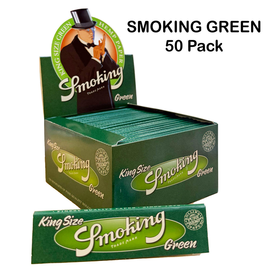 PAPERS Smoking Green King 50Pcs — product view 2 | Brown Bear Brisbane