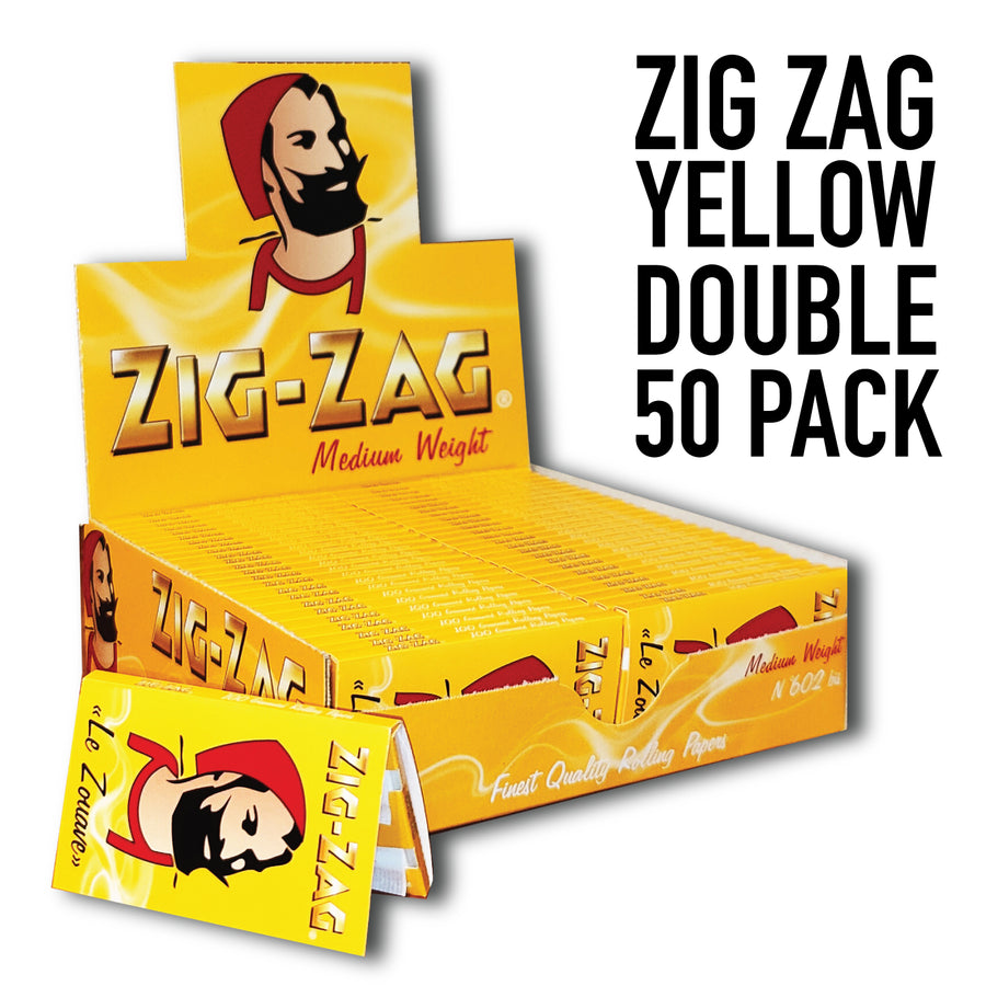Paper Zig Zag Yellow Double — product view 2 | Brown Bear Brisbane