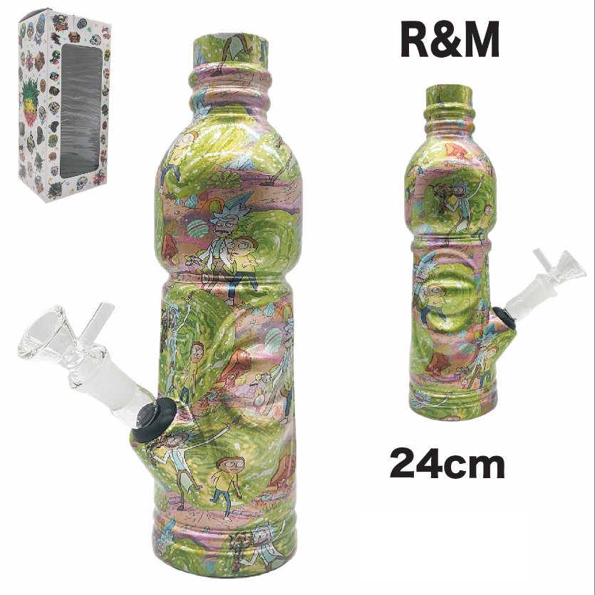 Water Pipe Rick n Morty 24cm — product view 2 | Brown Bear Brisbane