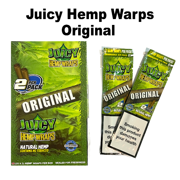 Paper Juicy Hemp Original Wraps available from Brown Bear Brisbane