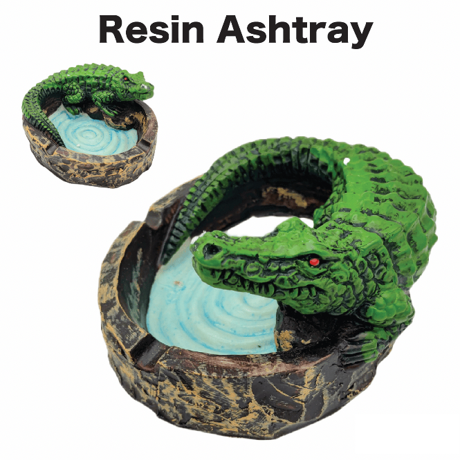 Ashtray ASH06 Resin Crocodile available from Brown Bear Brisbane