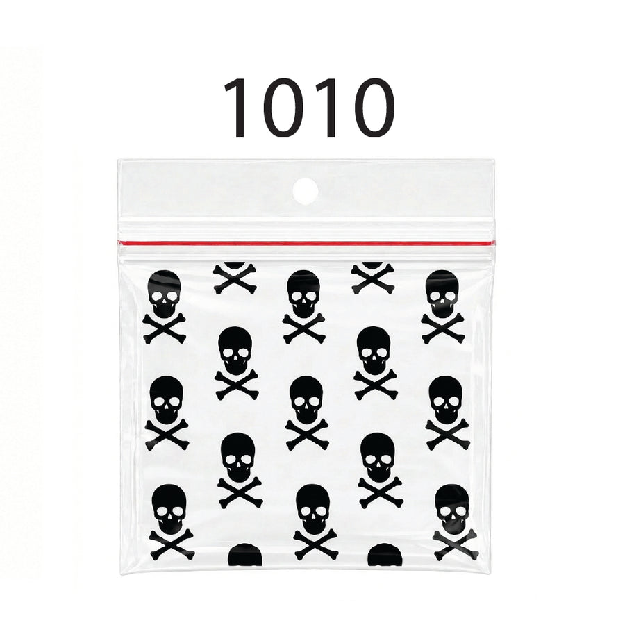 Ziplock Apple Bag 1010 Skull available from Brown Bear Brisbane