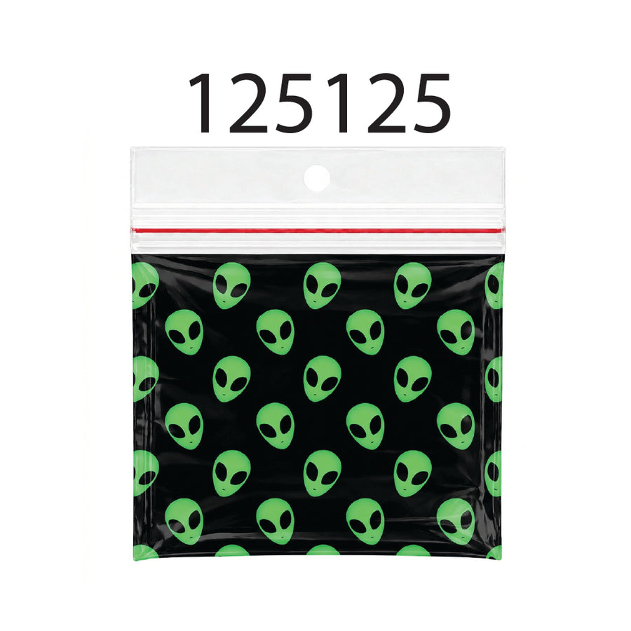 Ziplock Apple Bag 125125 Alien available from Brown Bear Brisbane