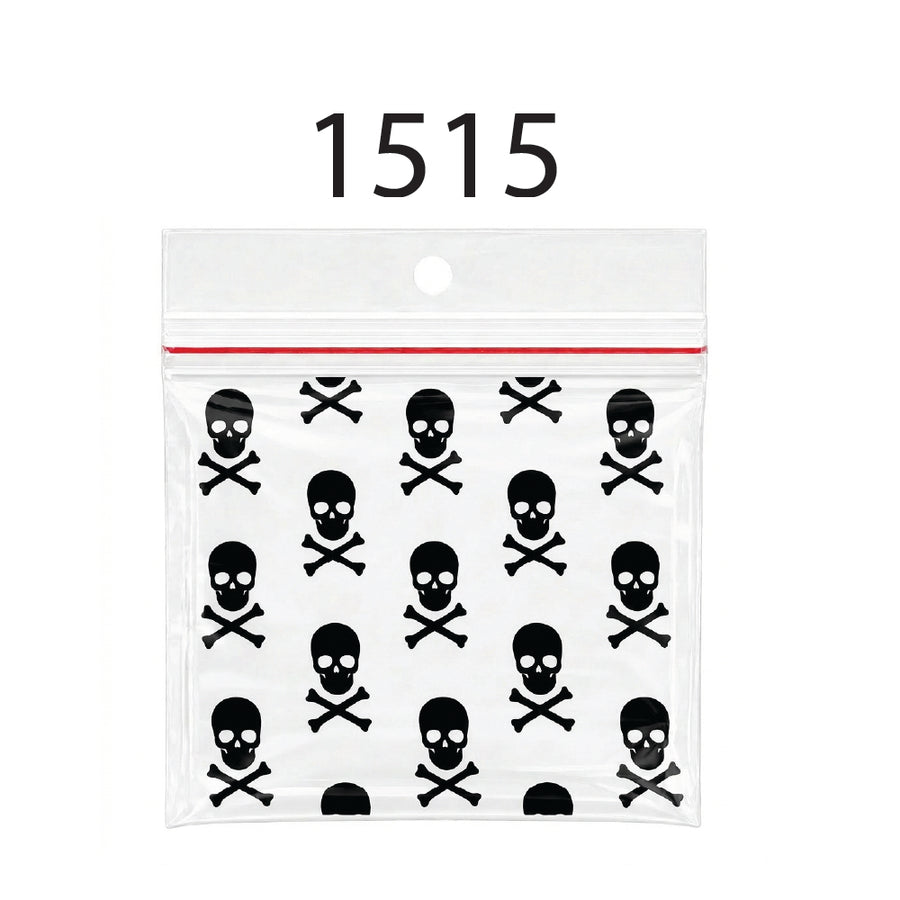 Ziplock Apple Bag 1515 Skull available from Brown Bear Brisbane