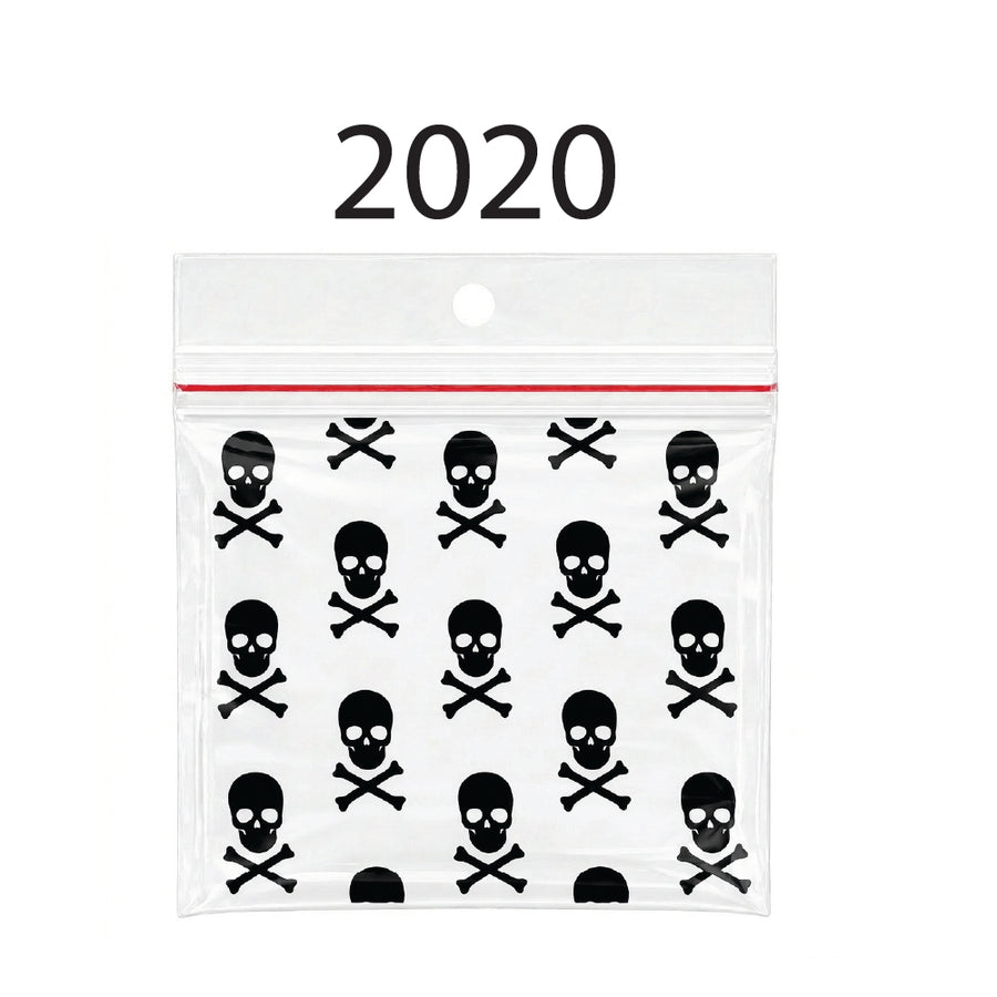 Ziplock Apple Bag 2020 Skull available from Brown Bear Brisbane
