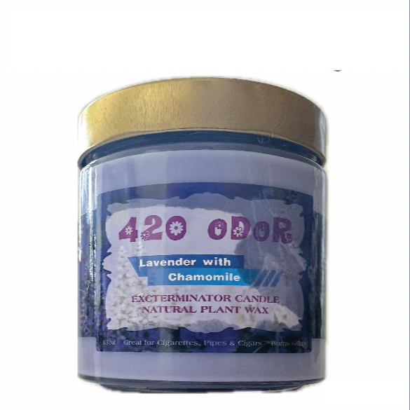 Gift Candle 420K Lavender available from Brown Bear Brisbane