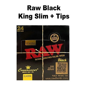 Raw Black King + Tips available from Brown Bear Brisbane